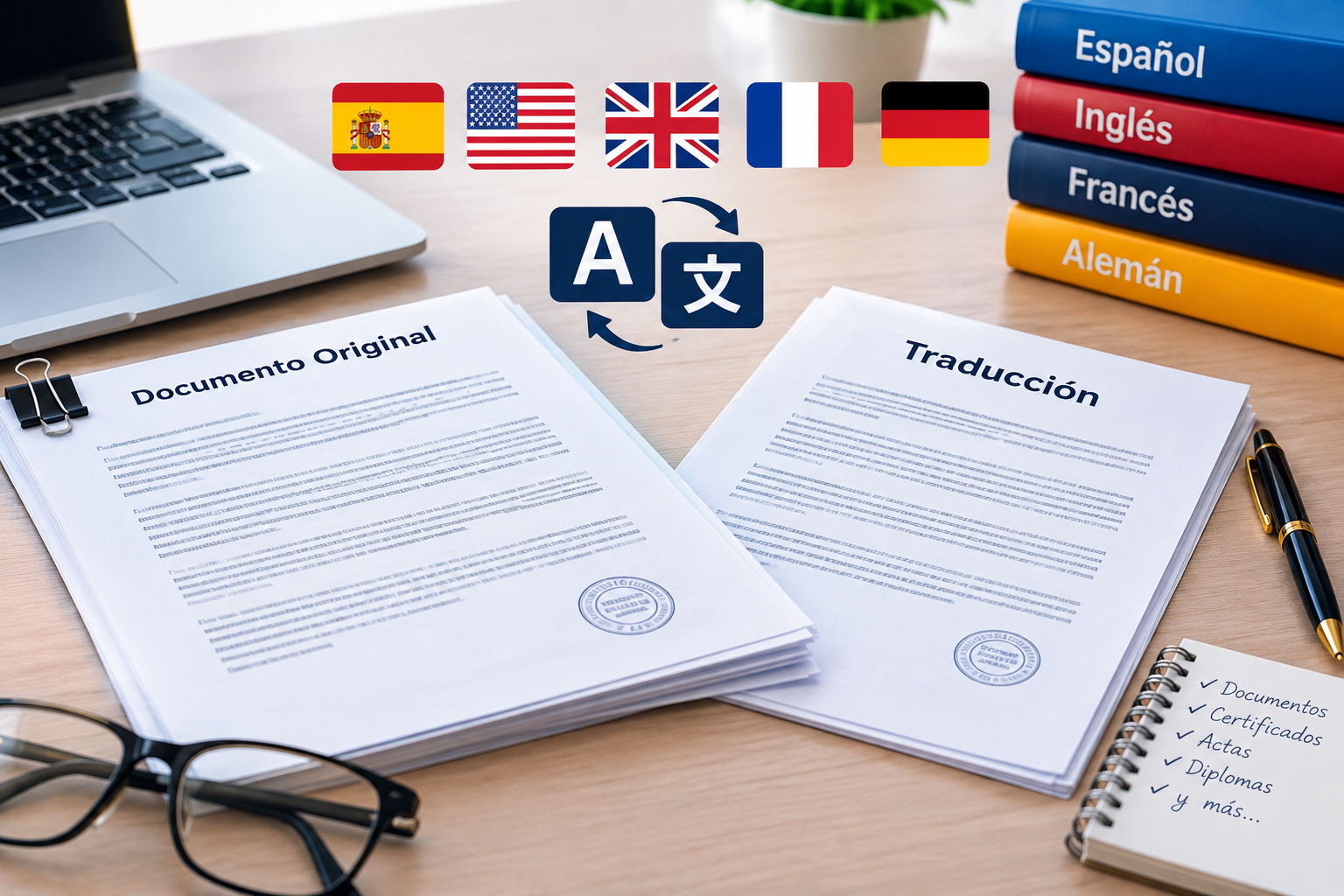 SERVICIOS PROFESIONALES DE TRADUCCIÓN DE DOCUMENTOS